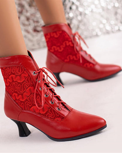 Bottines pointue femme raffinement et tendance-Marine