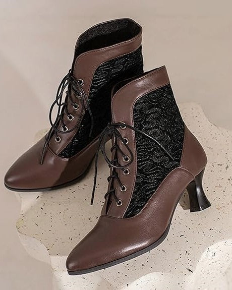Bottines pointue femme raffinement et tendance-Marine