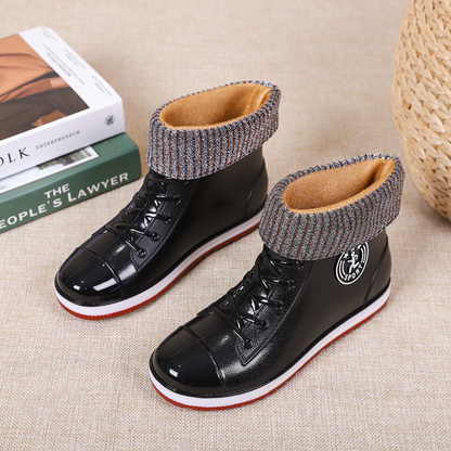 Bottines femme pluie peluche doublées-Mina