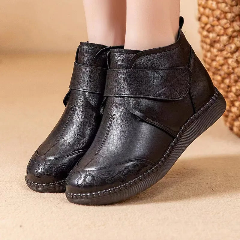 Bottines chaude pour femme hiver antidérapantes-Chloé