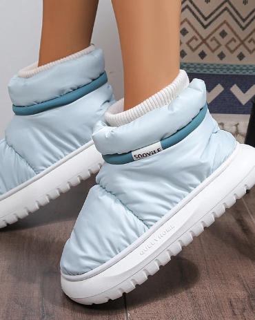Bottines chaude pour femme rembourrées en coton antidérapante-Ciara