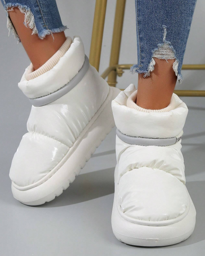 Bottines chaude pour femme rembourrées en coton antidérapante-Ciara