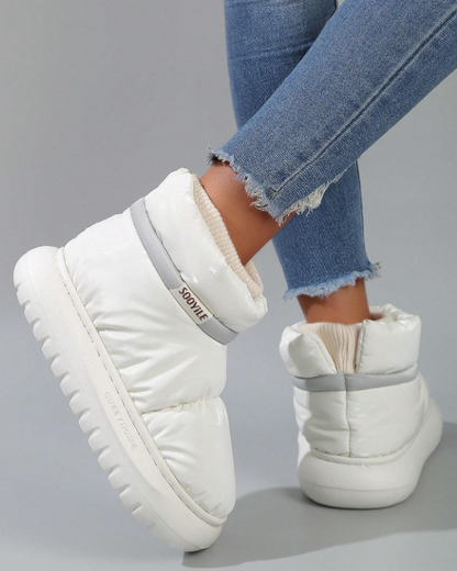 Bottines chaude pour femme rembourrées en coton antidérapante-Ciara