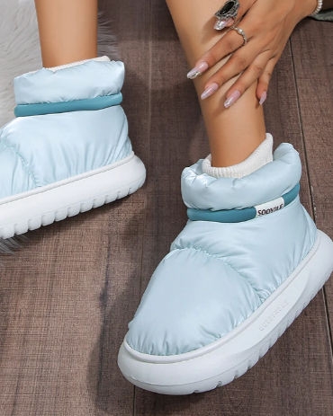 Bottines chaude pour femme rembourrées en coton antidérapante-Ciara