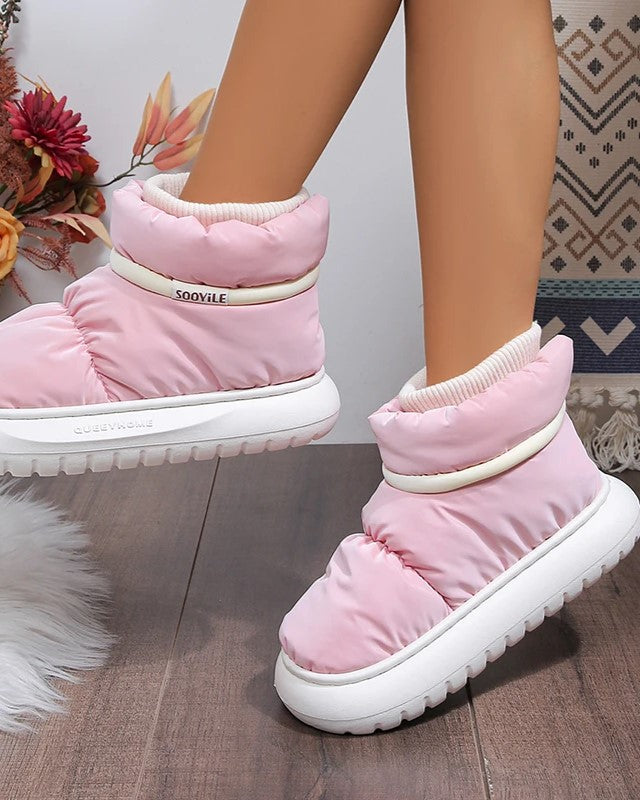 Bottines femme neige chaleur douce-Lisa